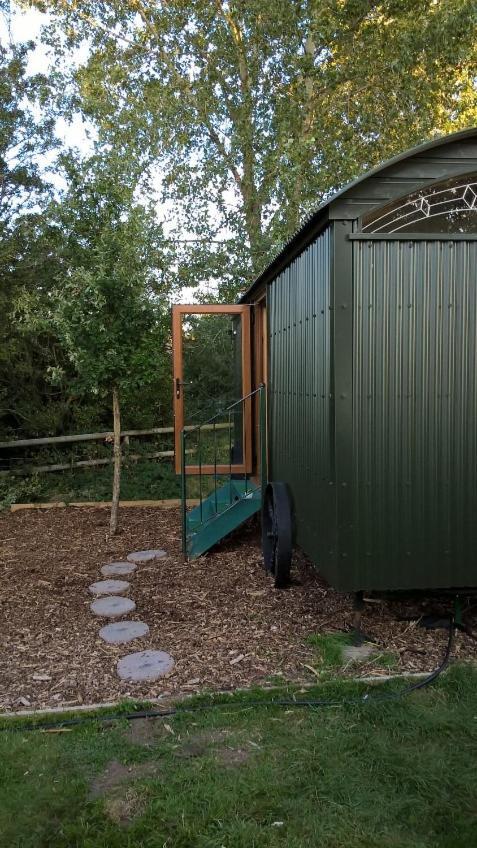 Glamping Malvern Shepherd Hut Esterno foto
